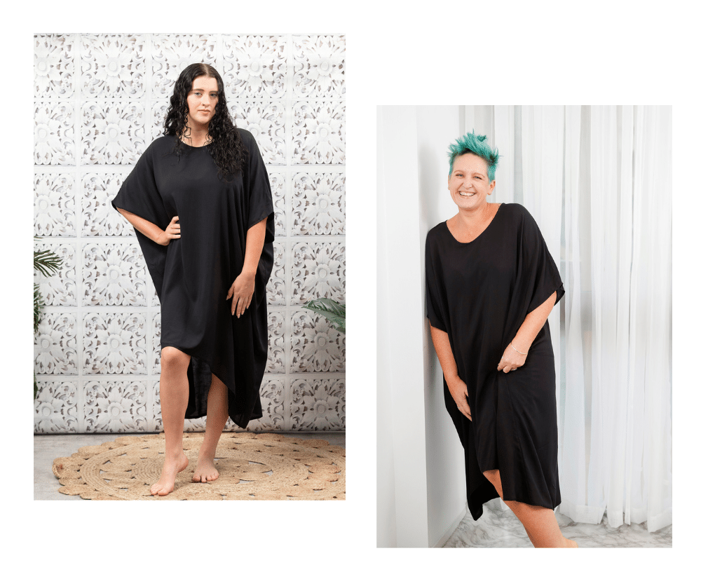 Tanning cothing - kaftan tanning dresses in blue and black